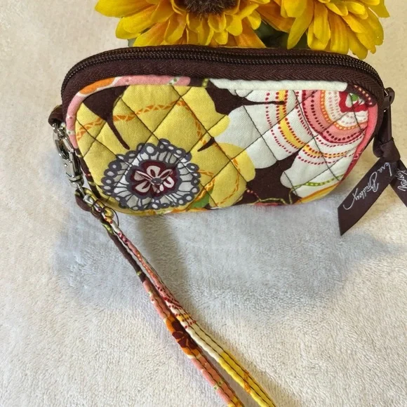 Vera Bradley Buttercup coin purse wristlet - Picture 2 of 5
